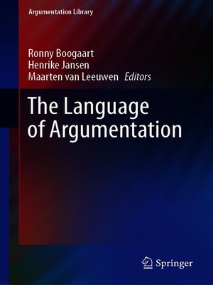 cover image of The Language of Argumentation